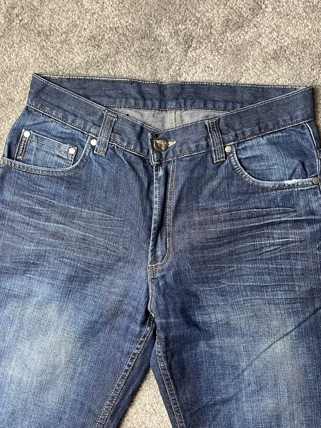 Armani Big Print Jeans (S)