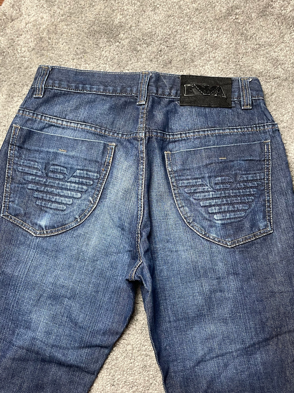 Armani Big Print Jeans (S)