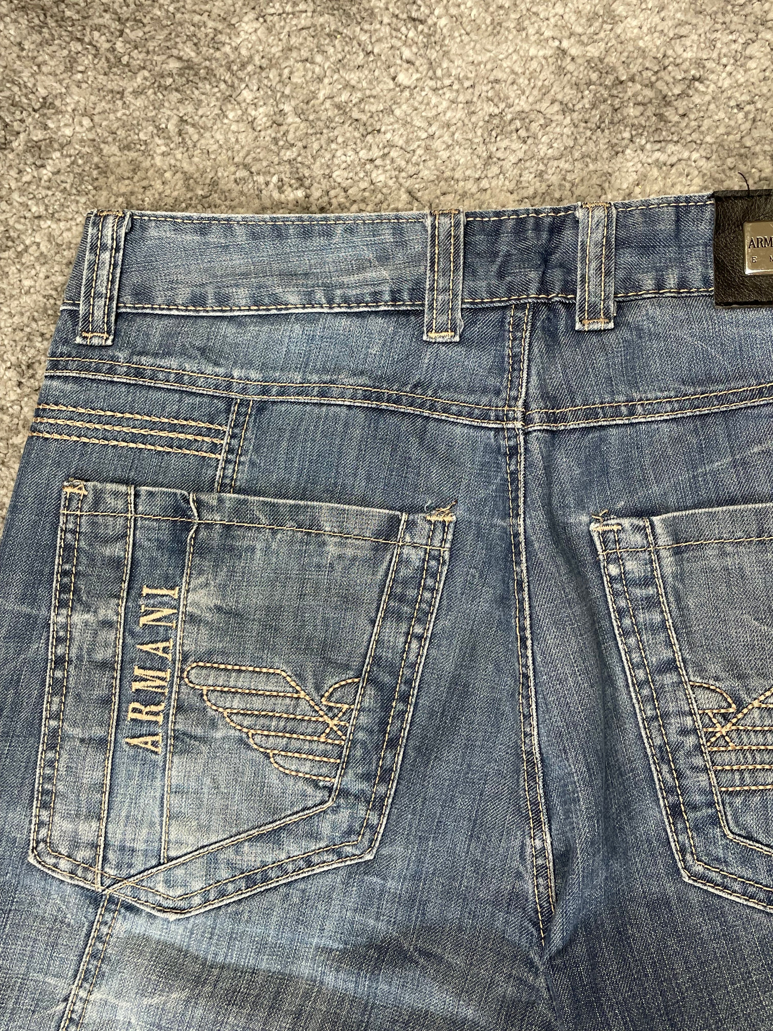 Armani Big Print Jeans (S-M)